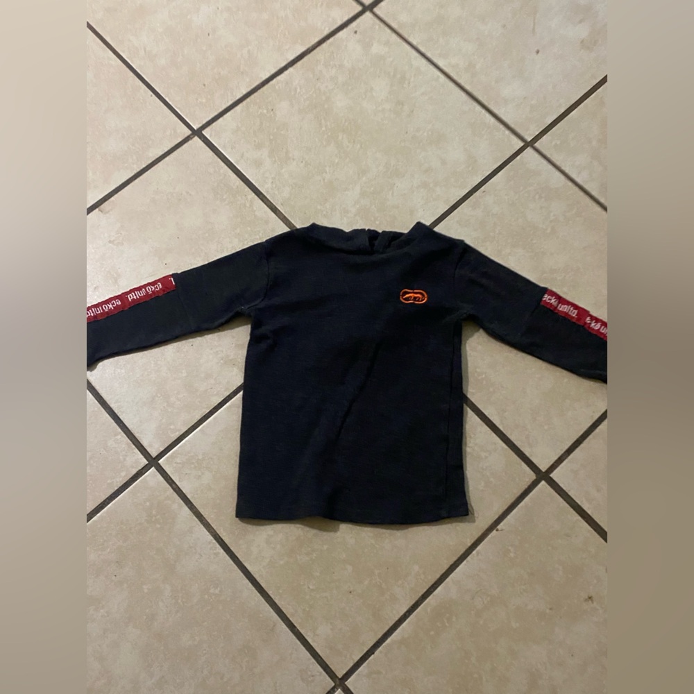 Kids Black Long Sleeve Shirt